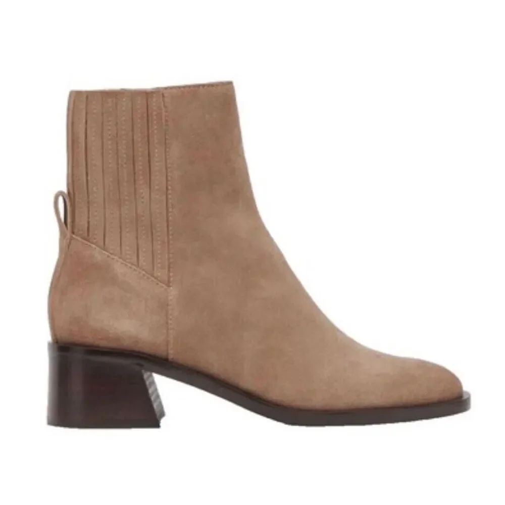 Dolce Vita SINGLE LEFT SHOE 1.5” Linny H2O Leather Block Heel Gore Booty Truffle